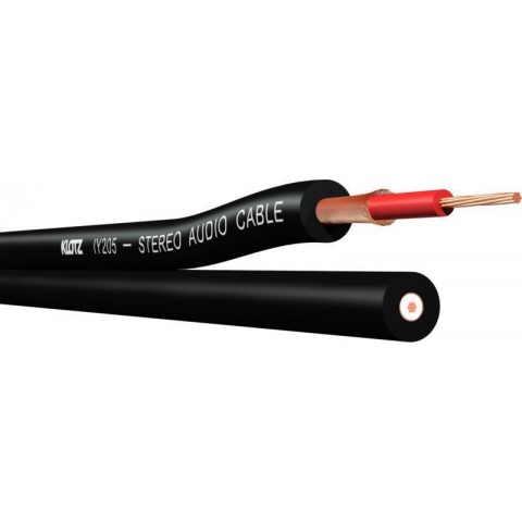 Klotz aszimmetrikus zip cord patch kábel alacsony kapacitású - PVC - 100m