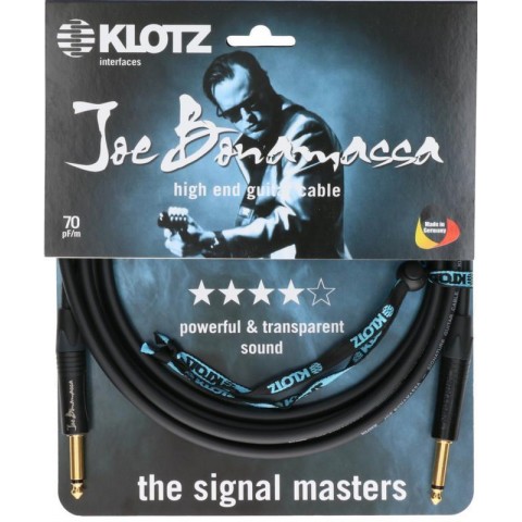 Klotz Joe Bonamassa csúcsminőségű gitárkábel - 3m