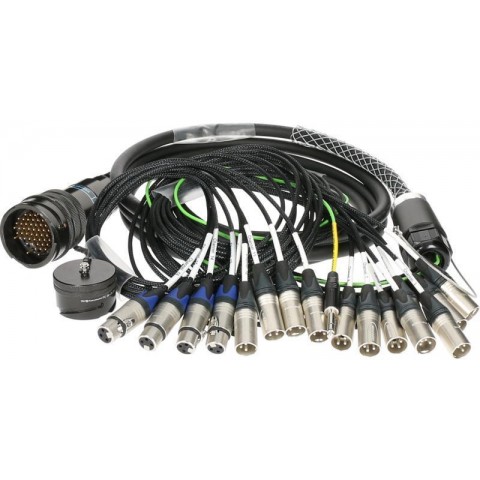 Klotz OmniLIVE - RMP 54p papa - 12x XLR papa / 4x XLR mama 16-cs. - digitális fanout - PVC - 3m