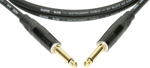 Klotz profi hangszerkábel fém Klotz Jack-kel - 3m