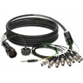 Klotz PolyLIVE - RMP 25p papa - 8x XLR mama 8-cs. analóg fanout - PVC - 15m