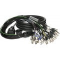 Klotz PolyLIVE - RMP 150p mama - 40x XLR papa / 8x XLR mama 48-cs. analóg fanout - PVC - 6m
