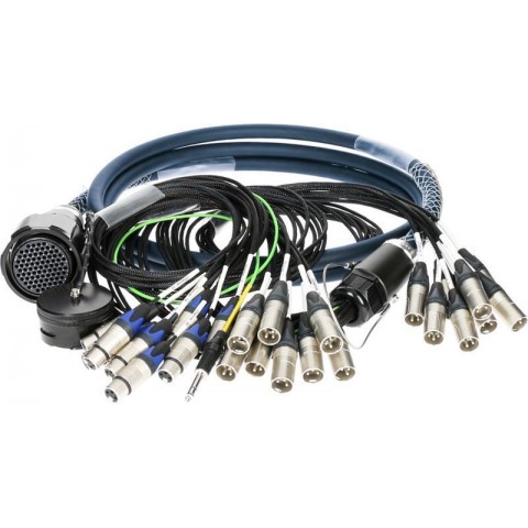 Klotz PolySTAR - RMP 85p mama - 16x XLR papa / 8x XLR mama 24 csatornás - analóg fanout - PUR - 25m
