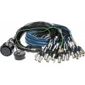 Klotz PolySTAR - RMP 150p mama - 24x XLR papa / 8x XLR mama 32-cs. analóg fanout - PUR - 3m