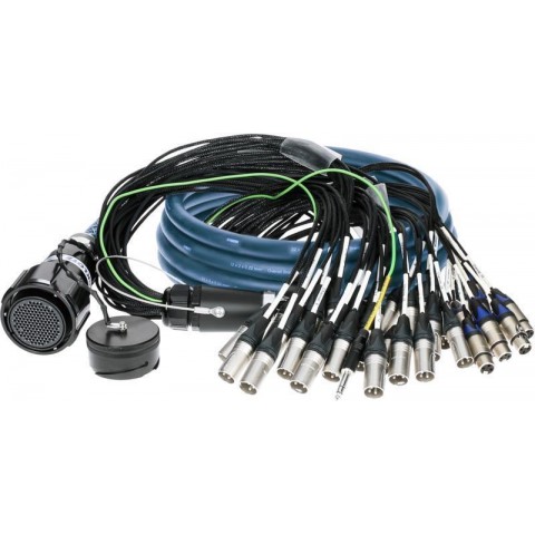 Klotz PolySTAR - RMP 150p mama - 24x XLR papa / 8x XLR mama 32 csatornás - analóg fanout - PUR - 20m