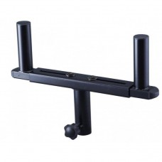 PROEL Hangfal állvány adapter dupla csonk d:35 mm fekete fém csonk távolság:310-490 mm