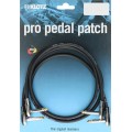 Klotz aszimmetrikus profi patch kábel egyenes / pipa - pancake / jack dugó - 0,9m