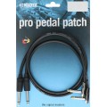 Klotz aszimmetrikus profi patch kábel egyenes / pipa - pancake / jack dugó - 0,9m