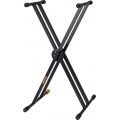 Hercules Billentyű állvány, X-tipusú, duplavázas, 1 hangszerhez, 100 kg kapacitás