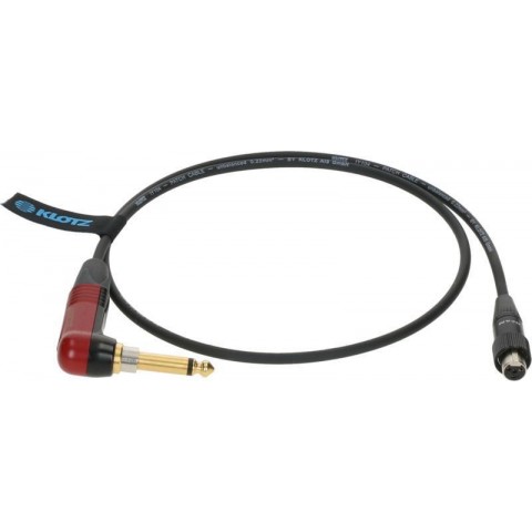 Klotz prémium hangszerkábel Shure TQG (mini XLR 4p) bodypackhez - jack mono - 0,7m