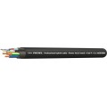 PROEL Hibrid kábelcsoport, CAT5e + 2db AESEBU + 3X2,5mm erősáram fekete