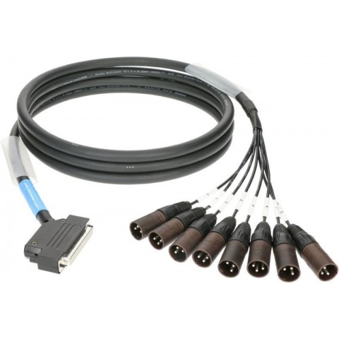 Klotz LAWO D-Sub 37p mama pipa- 8 x XLR 3p papa 8 csatornás analóg loom - OUT - szimmetrikus - 1m
