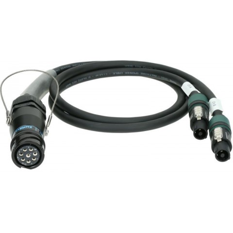 Klotz SPUTNIK L-Acoustics DOFILL adapter PA-COM® 8p mama - 2 x speakON 4p mama - 0,8m