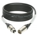 Klotz M1 mikrofonkábel nagy kiszerelésben (10 db) XLR 3p mama/papa Klotz csatlakozók - 0,5m