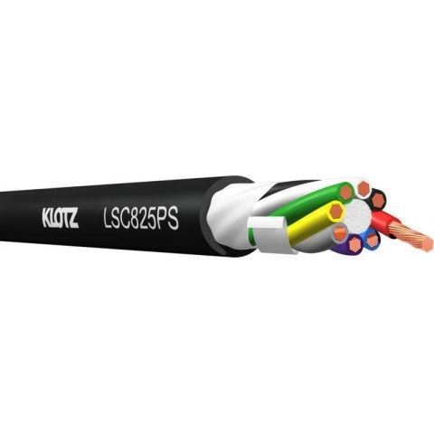 Klotz 8 x 2,5 mm² - PUR - 10 m multicore hangfalkábel - PUR - 15m