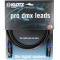Klotz OT2000 ultra flexibilis DMX kábel XLR 3p mama/papa fekete Neutrik csatlakozók - 5m