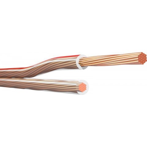 Klotz párhuzamos hangfalkábel 2 x 0,75 mm² - zip kábel - PVC - 500m