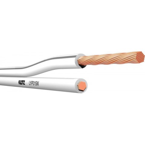 Klotz párhuzamos hangfalkábel 2 x 1,5 mm² - zip kábel - PVC - 100m