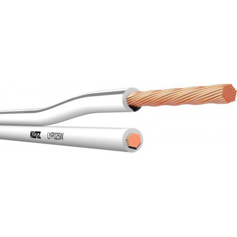 Klotz párhuzamos hangfalkábel 2 x 2,5 mm² - zip kábel - PVC - 100m