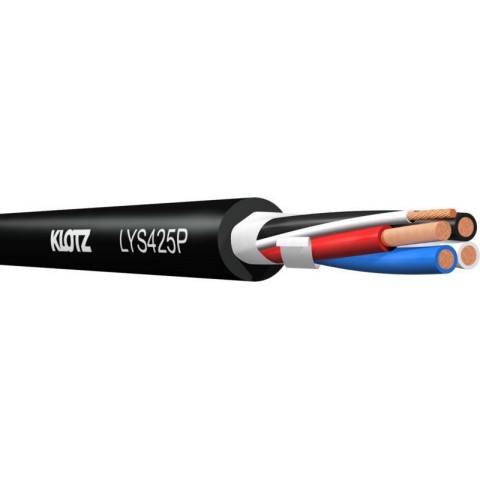 Klotz rendszer hangfalkábel érzékelő vezetékkel 4 x 2,5 mm² + 0,5 mm² - PUR - 10m