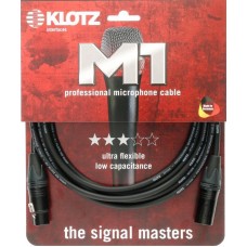 Klotz M1 pro mikrofonkábel XLR 3p mama/papa Neutrik csatlakozók - 1m