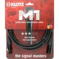 Klotz M1 pro mikrofonkábel XLR 3p mama/papa Neutrik csatlakozók - 2m