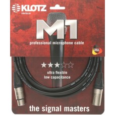 Klotz M1 pro mikrofonkábel XLR 3p mama/papa Neutrik csatlakozók- 15m