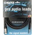 Klotz pro analóg audiokábel - szimmetrikus Klotz XLR-rel szimmetrikus jack dugóhoz - 3m