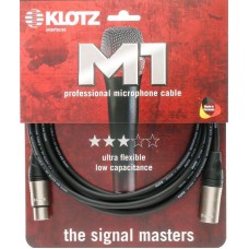 Klotz M1 pro mikrofon kábel XLR 3p mama/papa Klotz csatlakozók - 2m