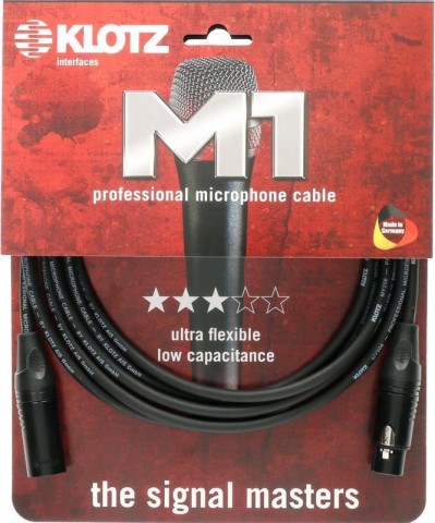 Klotz M1 pro mikrofon kábel XLR 3p mama/papa Klotz csatlakozók - 1m Klotz M1 pro mikrofon kábel XLR 3p mama/papa Klotz csatlakozók - 1m