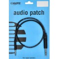 Klotz szimmetrikus apró telefon patch kábel - fekete TT Bantam - TRS - 0,3m