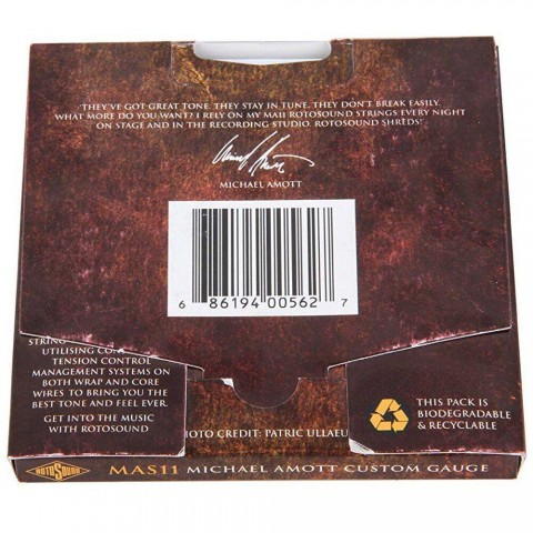 Rotosound Nikkel elektromos gitár húrkészlet Michael Amott signature 11-59