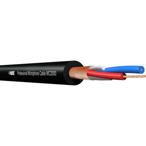 Klotz M2 pro mikrofonkábel 2 x 0,22 mm² - extra nehéz köpeny - PVC - 50m
