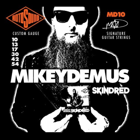 Rotosound Nikkel elektromos gitár húrkészlet Mikey Demus (Skindred) signature 10 13 17 30 42 54
