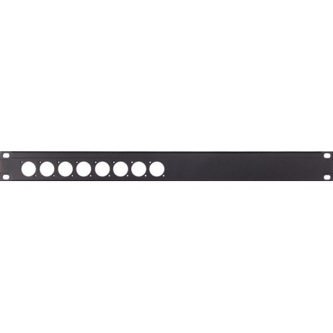 Klotz 19"-os MIS zárópanel - 1 RU 2 x MIS-T modulhoz