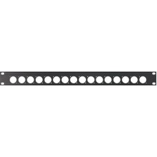 Klotz 19"-os MIS zárópanel - 1 RU 4 x MIS-T modulhoz