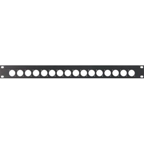 Klotz 19"-os MIS zárópanel - 1 RU 4 x MIS-T modulhoz