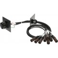 Klotz 8 csatornás RMP patch modul - 21 HP RMP 25p mama - 8 x XLR 3p papa - 0,8m