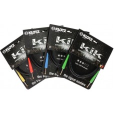 Klotz 10 darabos pro műszer kábel készlet színes hüvelyekkel - 3m