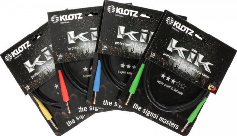 Klotz 10 darabos pro műszer kábel készlet színes hüvelyekkel - 6m Klotz 10 darabos pro műszer kábel készlet színes hüvelyekkel - 6m