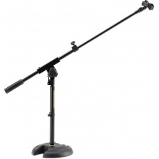 Hercules Mikrofonállvány fix 440 mm alacsony kerek talpas 440-800 mm állítható gém Hercules Mikrofonállvány fix 440 mm alacsony kerek talpas 440-800 mm állítható gém