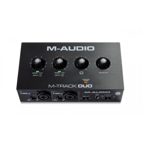 M-Audio interfész 2-be/2-ki 16-bit/48 KHz USB +48V
