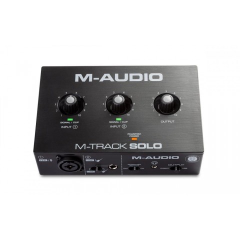 M-Audio interfész 1-be/2-ki 16-bit/48 KHz USB +48V