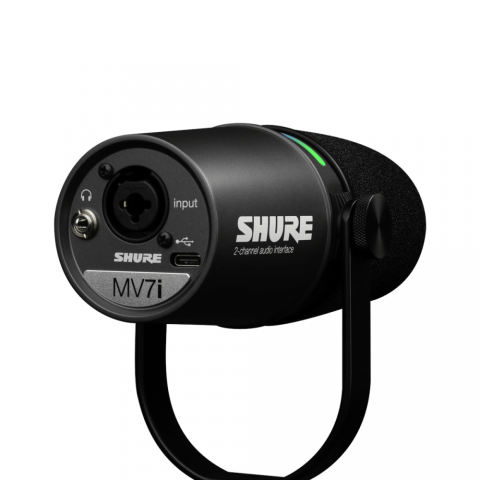 SHURE MOTIV digitális okos mikrofon és interfész XLR-Jack bemenet fekete