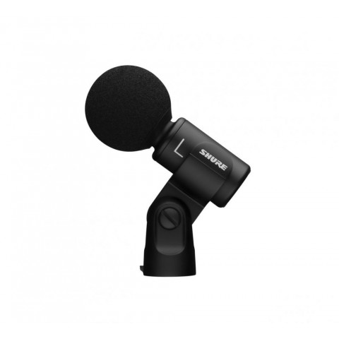 SHURE MOTIV sztereó digitális kondenzátor mikrofon, kengyel, lightning és TypeC kábel (3m)
