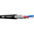 Klotz tartós profi mikrofonkábel 2 x 0,50 mm² - köztes köpeny - FRNC - 100m