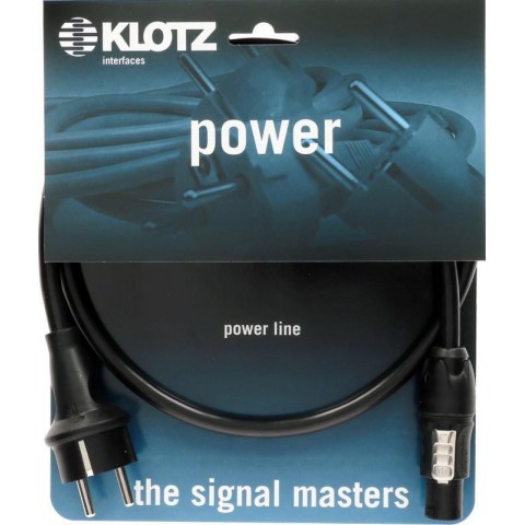 Klotz flexibilis H05VV-F tábkábel 3G 1,5 mm² Schuko - powerCON TRUE1 - 5m