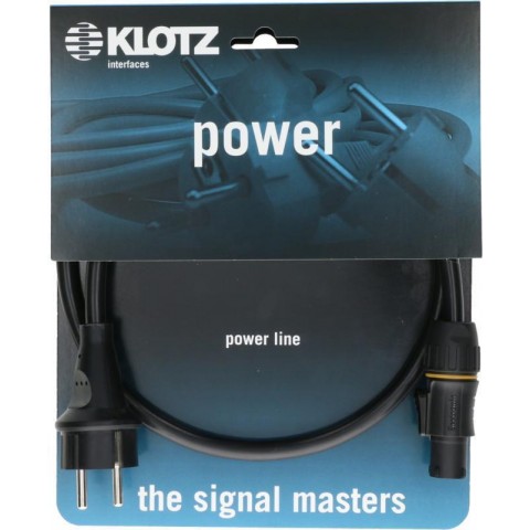 Klotz flexibilis H05VV-F tábkábel 3G 1,5 mm² Schuko - PowerTwist TR1 - 3m