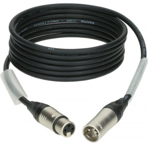 Klotz OT2000 ultra flexibilis AES és DMX kábel XLR 3p mama/papa nikkel Klotz csatlakozók - 15m