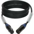 Klotz OT2000 ultra flexibilis AES és DMX kábel XLR 3p mama/papa fekete Neutrik csatlakozó - 10m